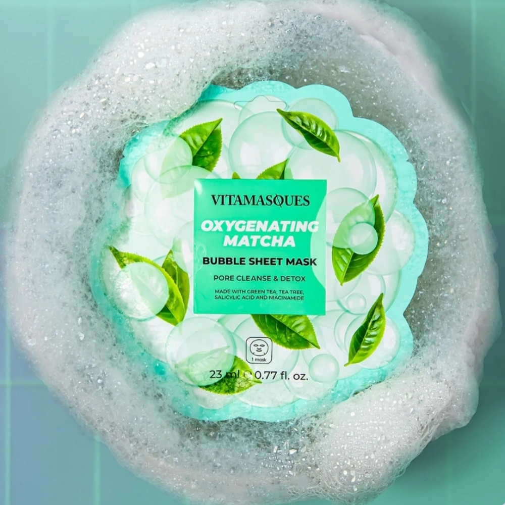 MATCHA OXYGENATED FACE MASK